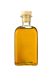 Image showing Olive oil bottle isolated on white background