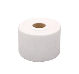 Image showing Toilet paper isolated on white