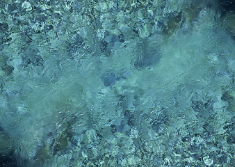 Image showing pebble stones by the sea