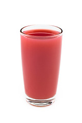 Image showing isolated strawberry juice