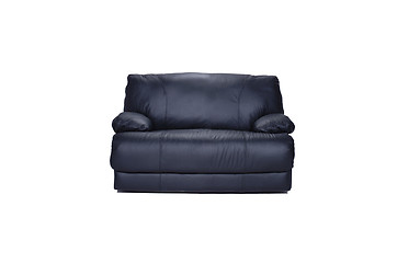 Image showing Black sofa