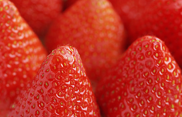 Image showing fresh strawberry on the clean isolated background