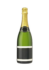 Image showing Bottle of champagne