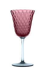 Image showing Empty wine glass. isolated on a white background