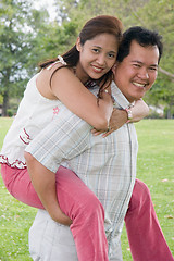 Image showing Playful couple