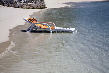 Image showing Beach bed