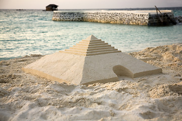 Image showing Sand pyramid