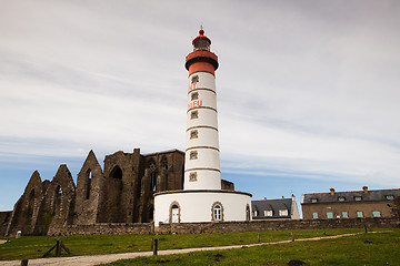 Image showing Lighthouse and Abbey