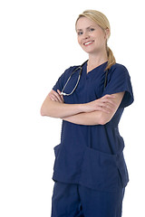 Image showing Attractive smiling nurse