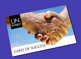 Image showing card of success