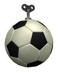 Image showing wind up soccer