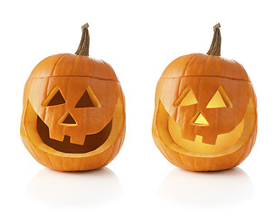 Image showing Halloween pumpkins 