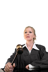 Image showing woman judge