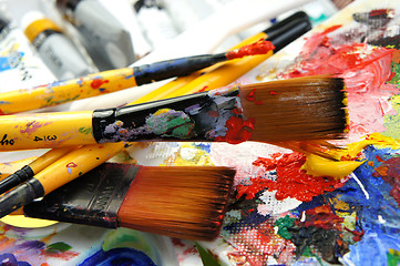 Image showing Art palette