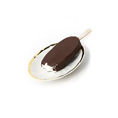 Image showing ice cream on a stick