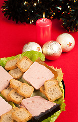 Image showing French Christmas starter