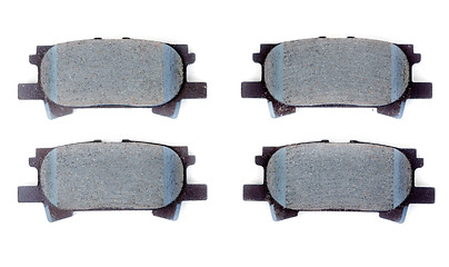 Image showing Set of brake pads