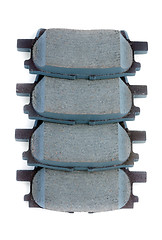 Image showing Set of brake pads