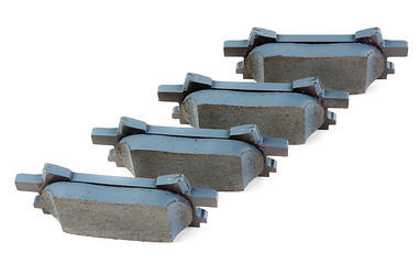 Image showing Set of brake pads