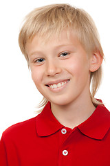 Image showing Portrait of a boy aged 10 years
