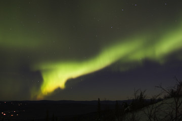 Image showing Powerful Aurora borealis arc
