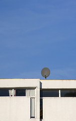 Image showing Television satellite dish