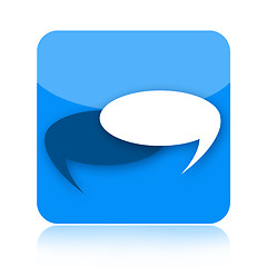 Image showing Talk bubbles icon