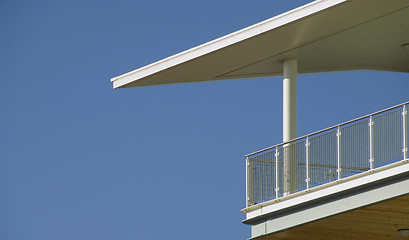 Image showing Dramatic balcony
