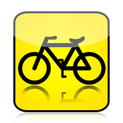 Image showing Bicycle sign icon