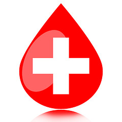 Image showing Blood drop