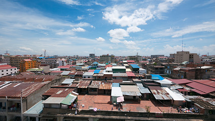 Image showing Rooftop view of Phnom Penh, Cambodia