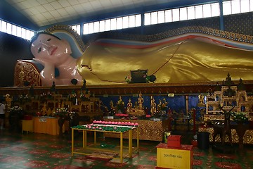 Image showing Reclining Buddha Statue