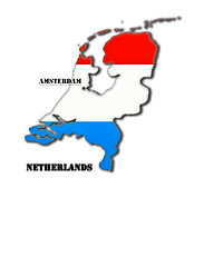 Image showing Map of Holland