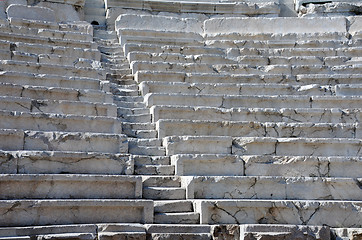 Image showing Rows of Ancient Theater in Plovdiv