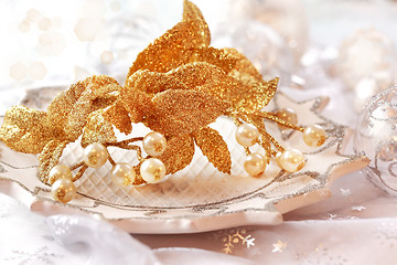 Image showing Christmas place setting