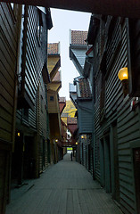 Image showing Narrow passage