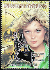 Image showing Michelle Pfeiffer Stamp