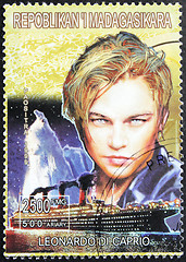 Image showing Leonardo DiCaprio Stamp