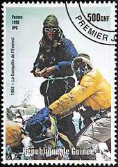 Image showing Mont Everest Stamp