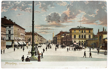 Image showing Ludwigstrasse Postcard