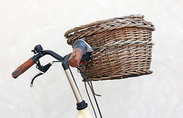 Image showing Old Bicycle Basket