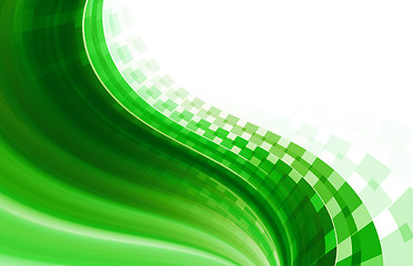 Image showing green abstract background