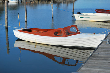 Image showing Small Vintage Boat