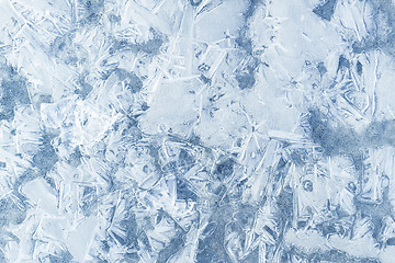 Image showing Frozen water texture background