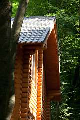 Image showing Summer cottage in forest