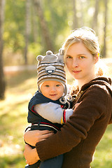 Image showing Baby Outdoors