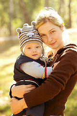 Image showing Baby Outdoors