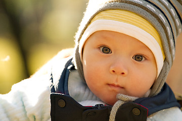 Image showing Baby Outdoors