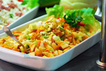 Image showing Mixed vegetables dish