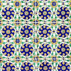 Image showing Colorful ceramic tiles